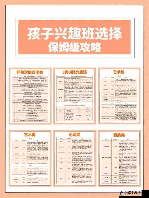 众生游戏报兴趣班攻略——如何选择适合自己的兴趣班？