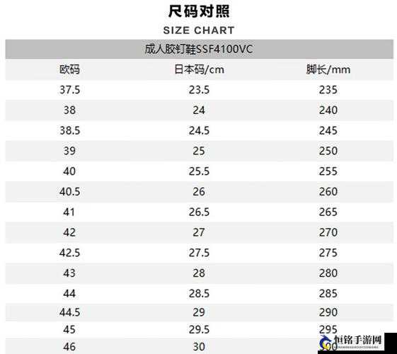 欧洲尺码日本尺码专线中老年新标准发布以用户为中心