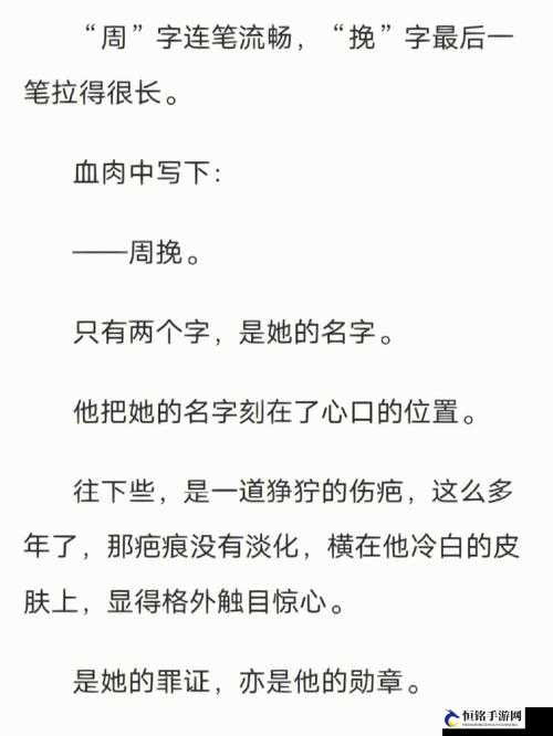 宝贝看清楚我是怎么爱你的小说：深情演绎